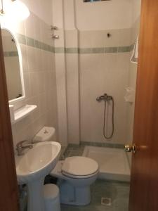 プラタモナスにあるAnesisのバスルーム(トイレ、洗面台、シャワー付)