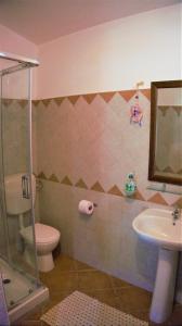 Koupelna v ubytování B&B Donna Maja + 36 fotografií
