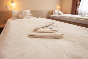 Postel nebo postele na pokoji v ubytování Hotel Stella