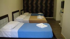 Postel nebo postele na pokoji v ubytování Central Private Hotel
