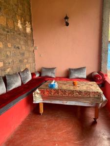 Cama o camas de una habitación en Guest House Imdoukal