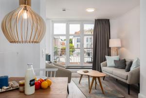 Χώρος καθιστικού στο Westside Arthotel