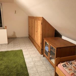 Postel nebo postele na pokoji v ubytování Ubytování na Čechách