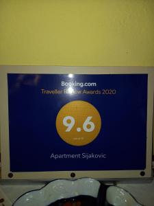 Apartment Sijakovic tanúsítványa, márkajelzése vagy díja