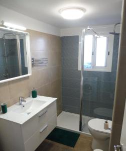 A bathroom at KC home abroad panoramic sea view