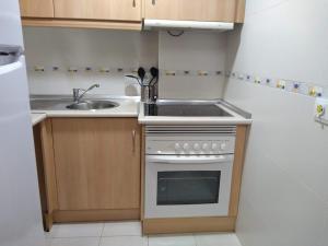 A kitchen or kitchenette at Águilas Playa