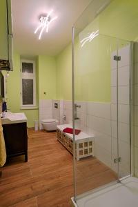 Un baño de Ruhige Ferienwohnung in Kreuzberg