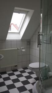 Koupelna v ubytování Landhaus Hohly