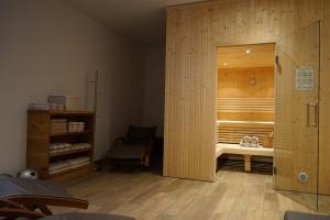 Ein Bett oder Betten in einem Zimmer der Unterkunft Bergfink apartments
