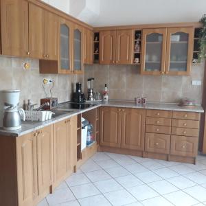 Kuchyň nebo kuchyňský kout v ubytování Ferienwohnung mit Herz