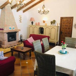 Posezení v ubytování Casa los Almendros