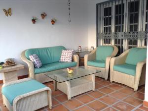 Posezení v ubytování Casa los Almendros