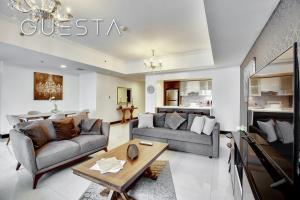 Posezení v ubytování Al Majara by EMAAR, Dubai Marina