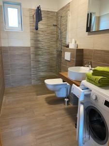 Vannituba majutusasutuses Apartmány Přítluky