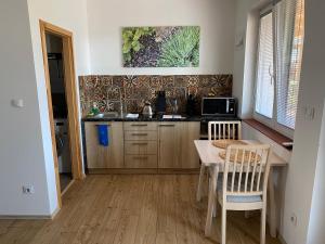 Köök või kööginurk majutusasutuses Apartmány Přítluky
