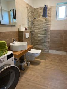 Vannituba majutusasutuses Apartmány Přítluky