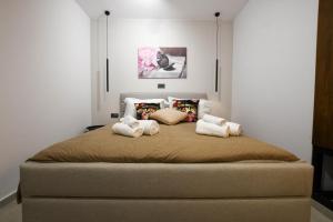 Postel nebo postele na pokoji v ubytování Orion Eco Suites