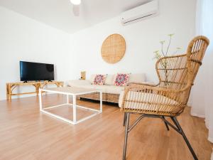 TV a/nebo společenská místnost v ubytování Casa El Matorral