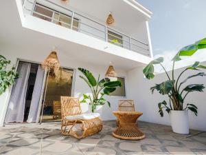 Balkón nebo terasa v ubytování Casa El Matorral