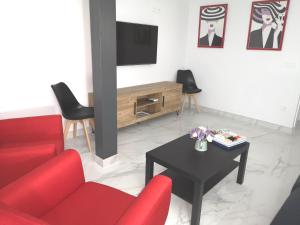 TV a/nebo společenská místnost v ubytování CASA MARCOS