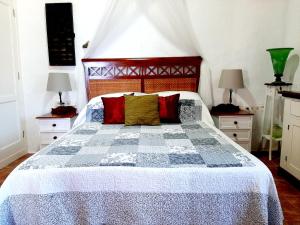 Un pat sau paturi într-o cameră la Eco Finca Verde