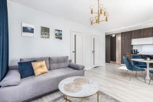 Kuchnia lub aneks kuchenny w obiekcie Apartamenty Osiedle Bursztynowe III by Noclegi Renters