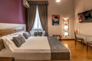 Uma cama ou camas num quarto em Hotel Paba