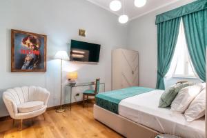 Uma cama ou camas num quarto em Hotel Paba