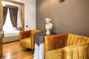 Uma cama ou camas num quarto em Hotel Paba
