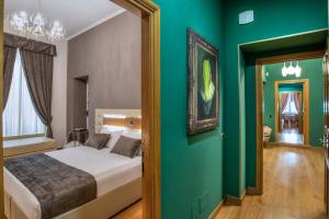 Uma cama ou camas num quarto em Hotel Paba