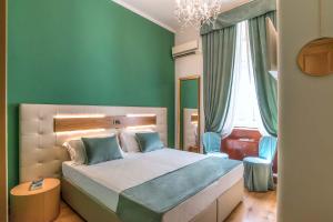 Uma cama ou camas num quarto em Hotel Paba