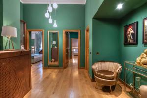 Uma área de estar em Hotel Paba