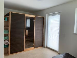 Postel nebo postele na pokoji v ubytování Ferienhaus Feil