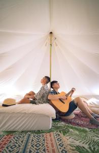 Hosté ubytování Hoang Indian Tent Camping