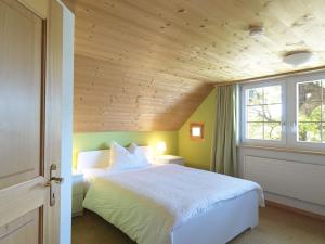 Postel nebo postele na pokoji v ubytování Hotel B&BAlpenheim
