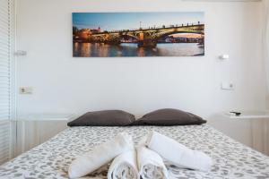 Postel nebo postele na pokoji v ubytování Apartamento Las Brisas II