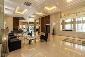 Χώρος καθιστικού στο Castellum Suites - All Inclusive