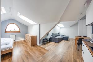 Postel nebo postele na pokoji v ubytování Apartamenty Sun & Snow Międzyzdroje Promenada
