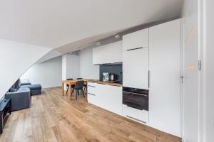 Kuchyň nebo kuchyňský kout v ubytování Apartamenty Sun & Snow Międzyzdroje Promenada