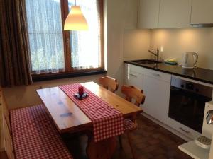 Kuchyň nebo kuchyňský kout v ubytování Haus Primula Pizol