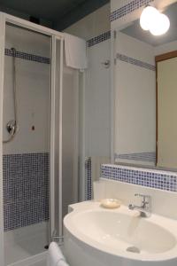 Koupelna v ubytování HOTEL OASI