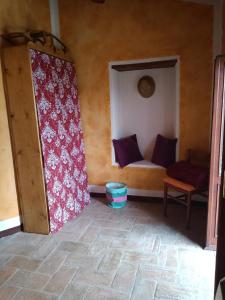 Posezení v ubytování Bed and Breakfast Balli coi Lupi