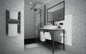 Koupelna v ubytování Hôtel 16 | 150 Montagne & Spa Nuxe