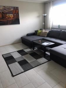 Posezení v ubytování Ferienwohnung am DOC