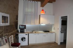 Kjøkken eller kjøkkenkrok på Apartamento Rural "Os Telesforos"