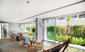 Zahrada ubytování Baan Imm Aim Huahin sea view
