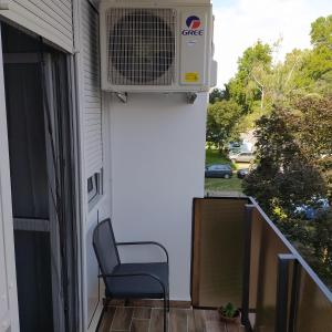 Balkón nebo terasa v ubytování Krénusz Vendégház.