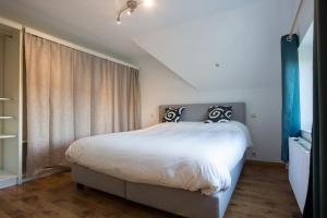Postel nebo postele na pokoji v ubytování Grand appartement Marie-Thérèse