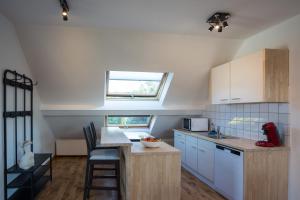 Kuchyň nebo kuchyňský kout v ubytování Grand appartement Marie-Thérèse