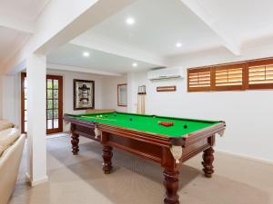 A pool table at Beauty and the Beach', 88 Foreshore Drive - large home with WIFI & water views